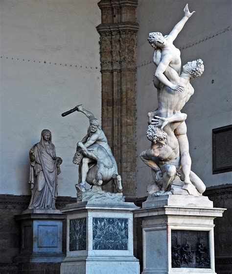 Piazza Signoria Statues Florence