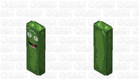 Pickle Rick transcends dimensions as the latest addition to your Minecraft skin collection