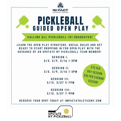 Pickleball open play