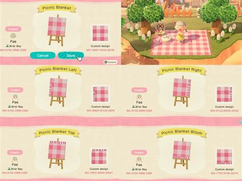 Explore Your Love for Animal Crossing with a Custom Designed Picnic Blanket
