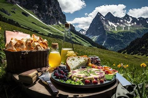 Picnic in Mountains