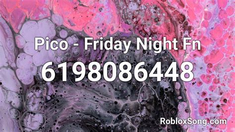 Pico - Friday Night Funk Roblox ID