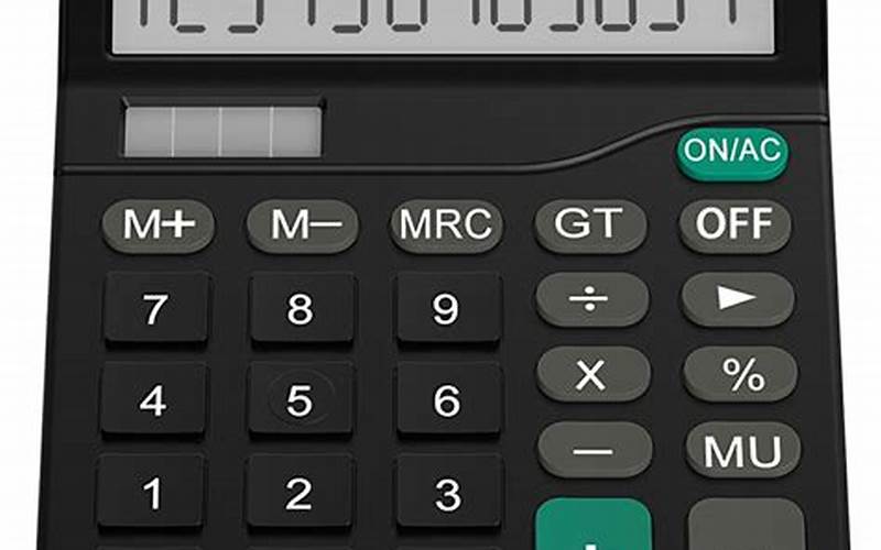 Picture Of A Calculator