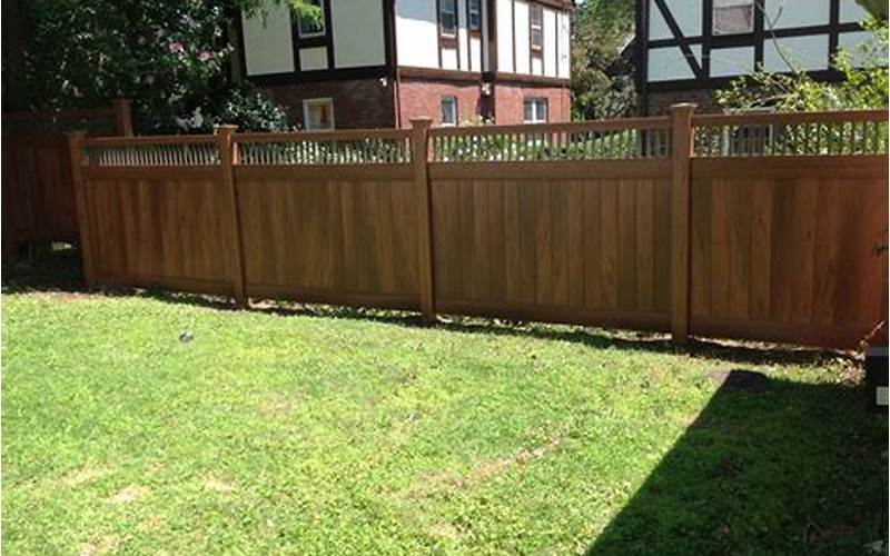 Picture Of A Combination Fence