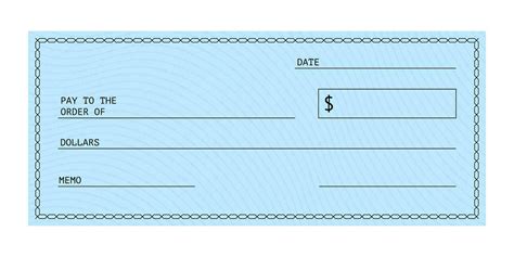 Picture Of A Blank Check Template