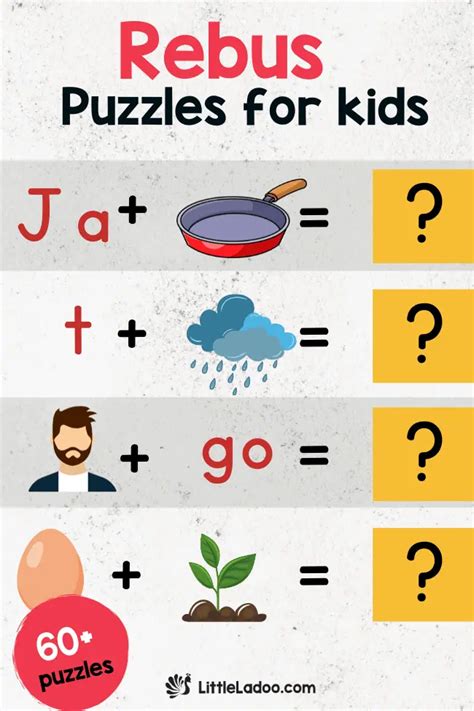 Picture Puzzles For Kids With Answers