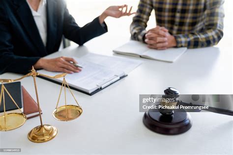 Lawyer and client discussing