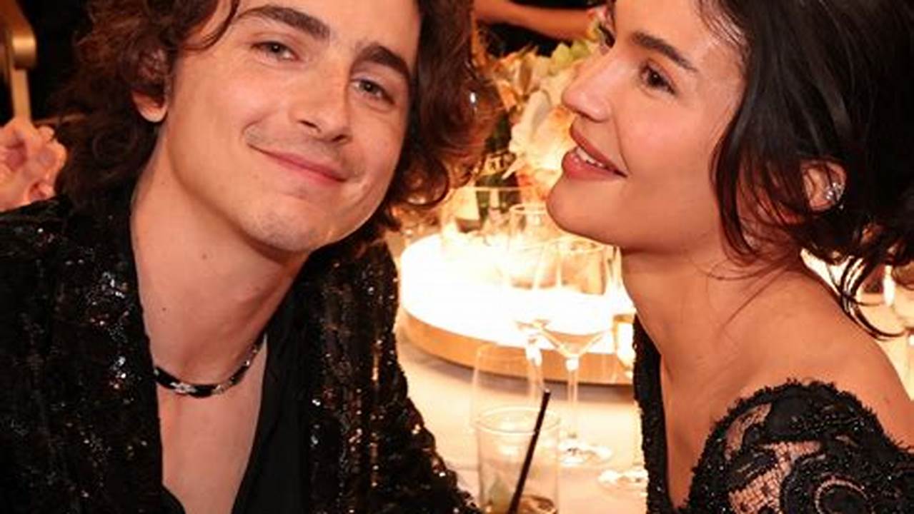 Pictures And Videos Of Kylie Jenner And Timothée Chalamet At The Golden Globe Awards Show Them Sitting Together At The Ceremony, Holding Hands, Timothée Guiding Kylie To., 2024