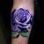 Pictures Of Purple Rose Tattoos