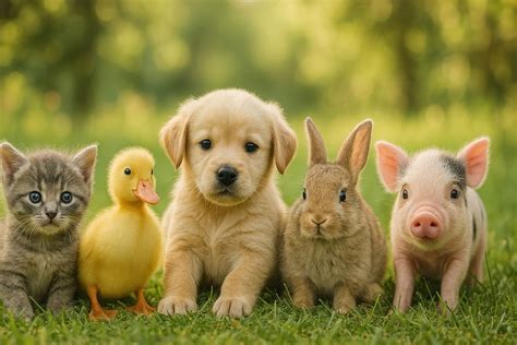 Pictures Of Baby Animals Together
