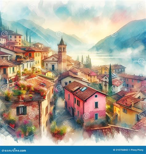 Picturesque Small Town