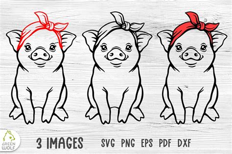 Download Pig Bandana Files