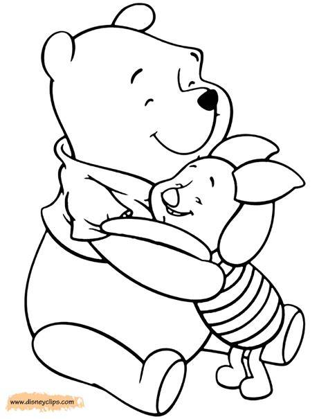 Piglet And Pooh Coloring Pages