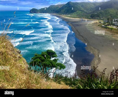 Piha Beach sand