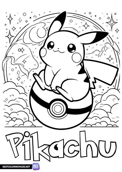 Pikachu Coloring Pages