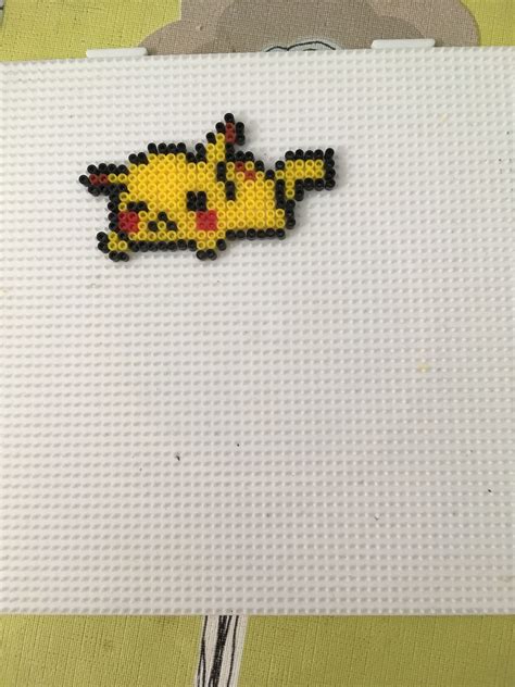 Pikachu Perler Bead Template