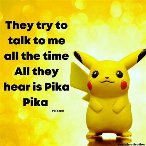 Pikachu Quotes