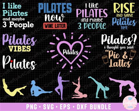 Download Pilates SVG File - SVG Design Creativefabrica DXF Files