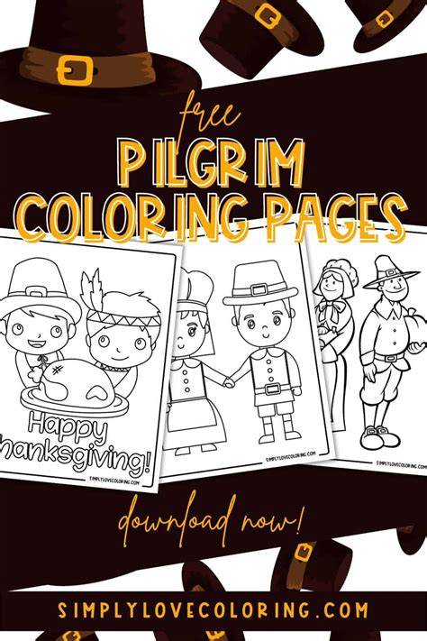 Pilgrim Coloring Pages Pdf