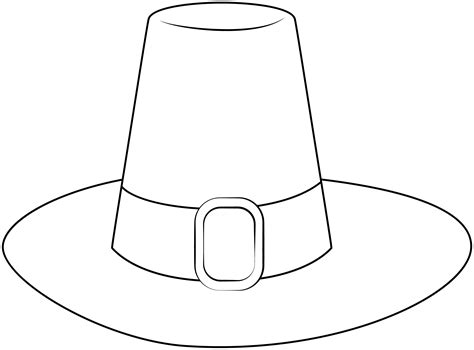 Pilgrim Hat Printable Template