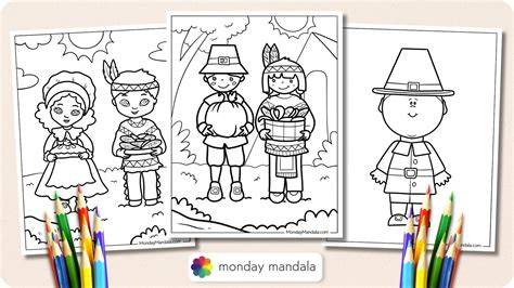 Pilgrim House Coloring Pages