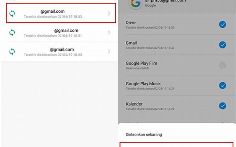 Pilih Akun Gmail Yang Ingin Di-Logout