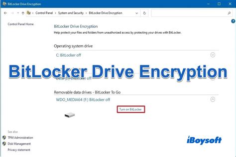 Pilih Bitlocker Drive Encryption