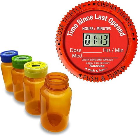 Revolutionize Your Medication Routine with the Smart and Stylish Pill Bottle Timer Cap