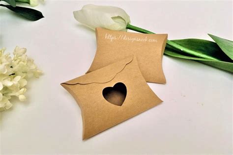 Download Pillow Box Templates - SVG Cut File,... Cricut SVG DXF Files