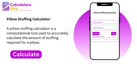 Pillow Stuffing Calculator