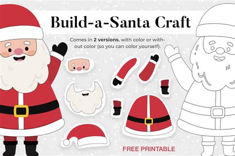 Pin The Hat On Santa Printable