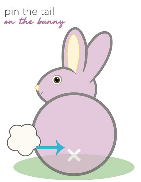 Pin The Tail On The Rabbit Printable