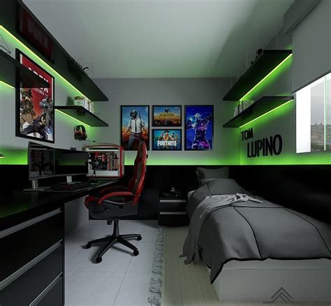 Pin em Quarto gamer