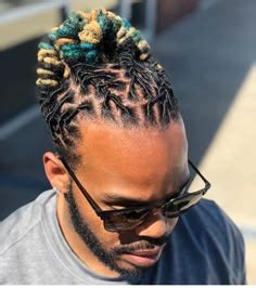 Pin on Color Inspiration for Men w/Locs