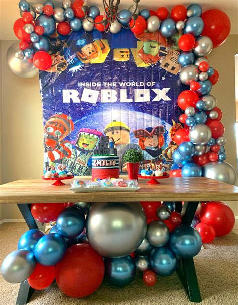 Pin on Roblox Birthday Ideas - Balloon Decorations