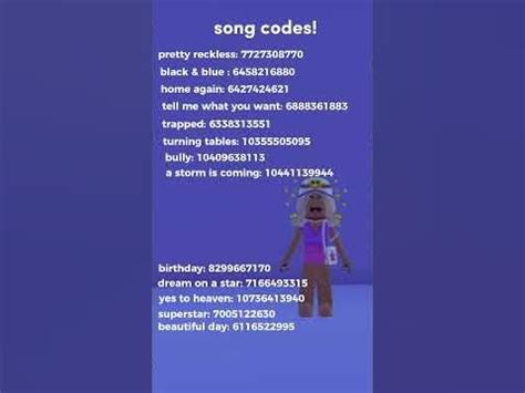 Pin on Roblox Song Codes