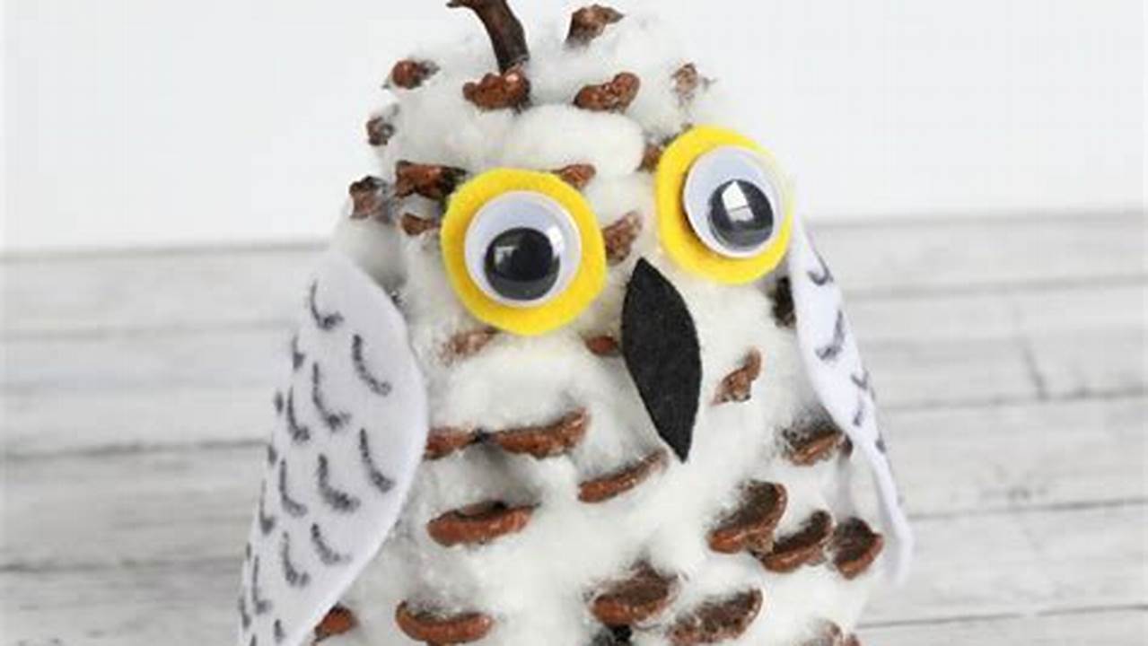 Flickr Owl crafts, Pine cone art, Owl