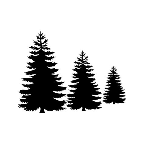 Pine Tree Stencil Printable