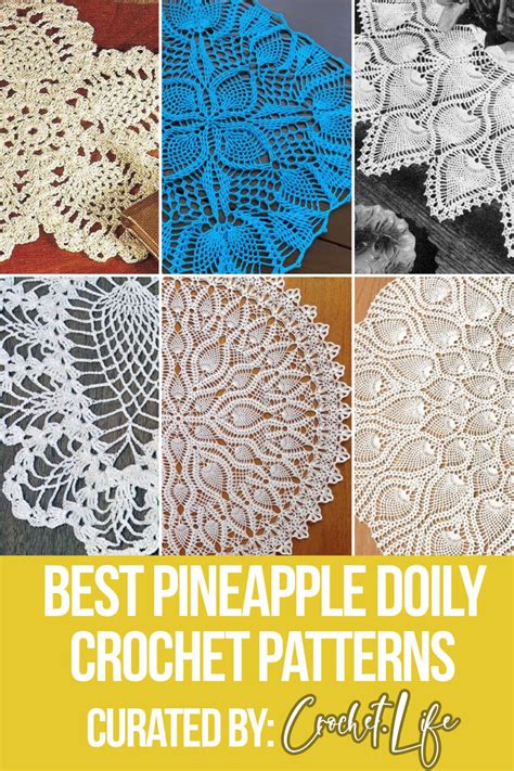 Pineapple Doily Crochet Patterns