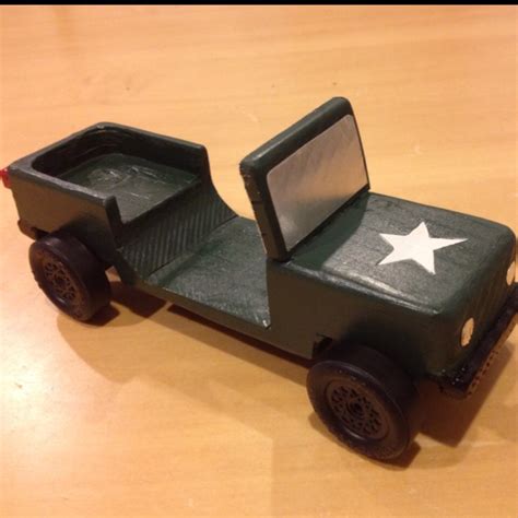 Pinewood Derby Jeep Template