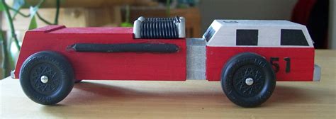 Pinewood Derby Fire Truck Template