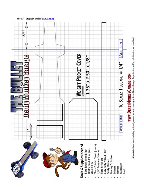 Pinewood Derby Templates