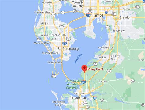 Piney Point Florida Map