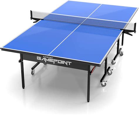 Sunnydaze 60inch Table Tennis Ping Pong Portable Folding Table and