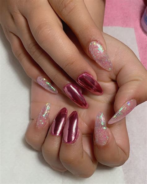 Pink Chrome Valentine Nails: A Must-Try Trend In 2023