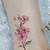 Pink Flower Tattoo
