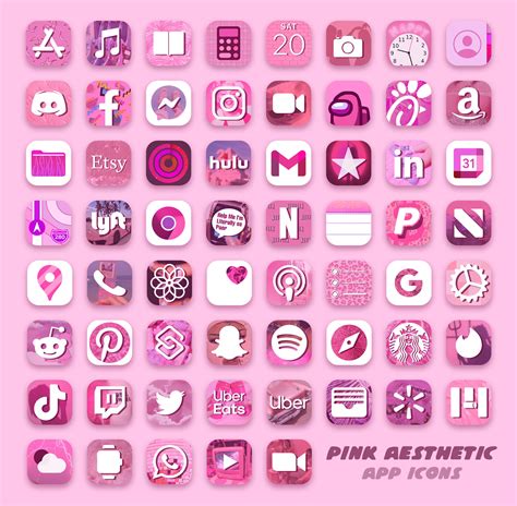 Pink App Icons