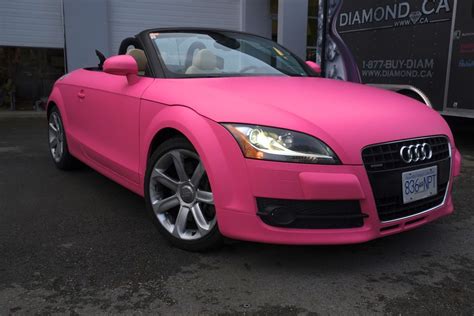 Unleashing the Charismatic Elegance of the Pink Audi TT Convertible: A Breathtaking Ride Sure to Turn Heads!