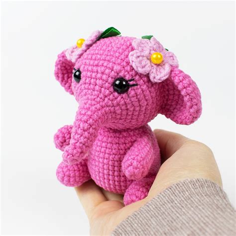 Pink Crochet Animals