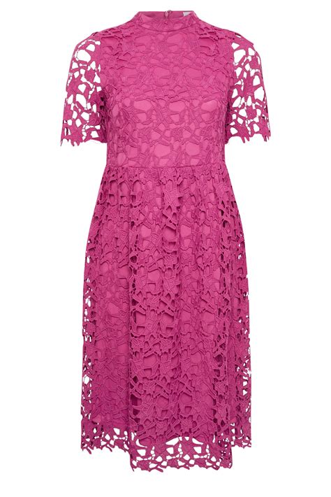 Pink Crochet Dress